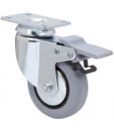 Rueda Giratoria con Freno 1-0386 | Herrajes HE