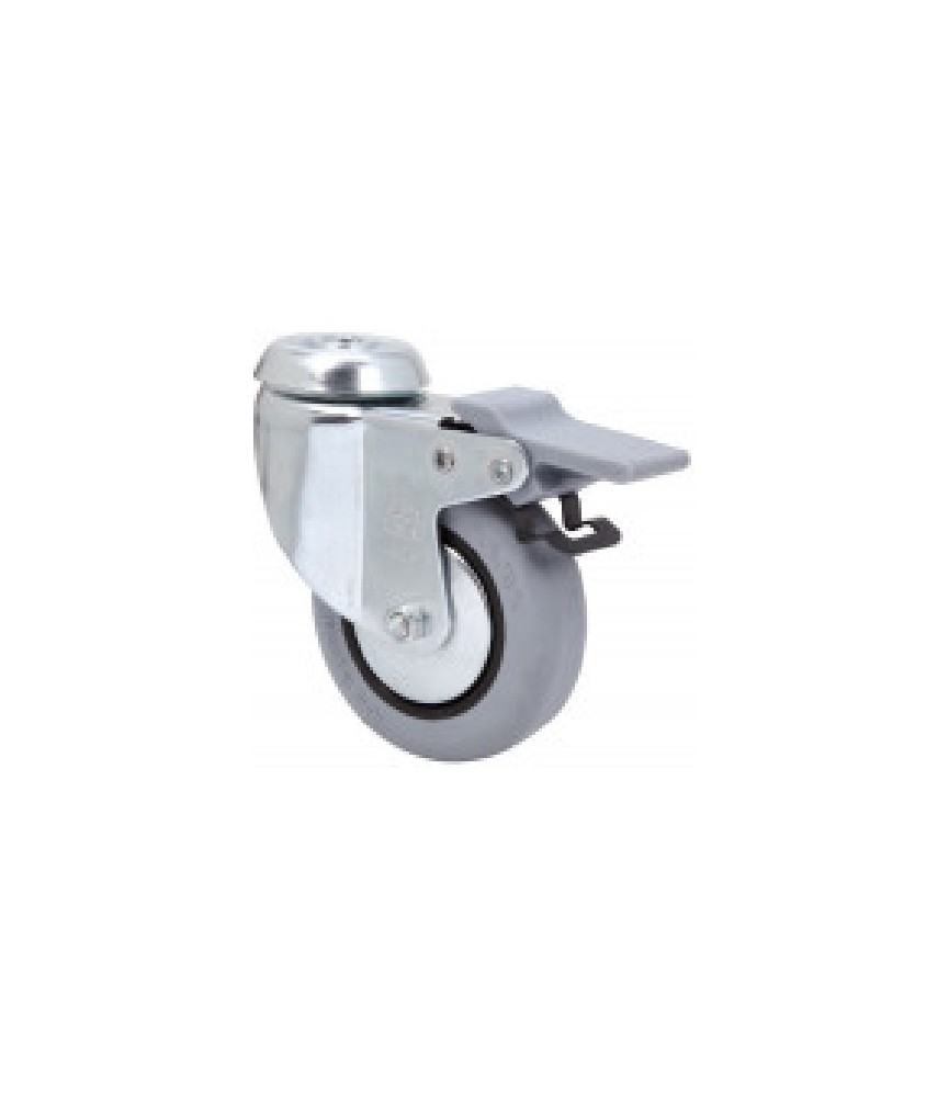 Rueda Giratoria con Freno 1-0387 | Herrajes HE
