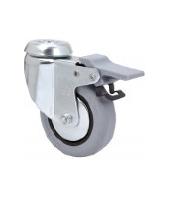 Rueda Giratoria con Freno 1-0387 | Herrajes HE