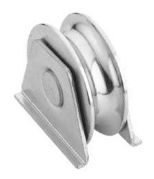 Polea 80mm Soporte Redondo REF.419 | Herrajes HE