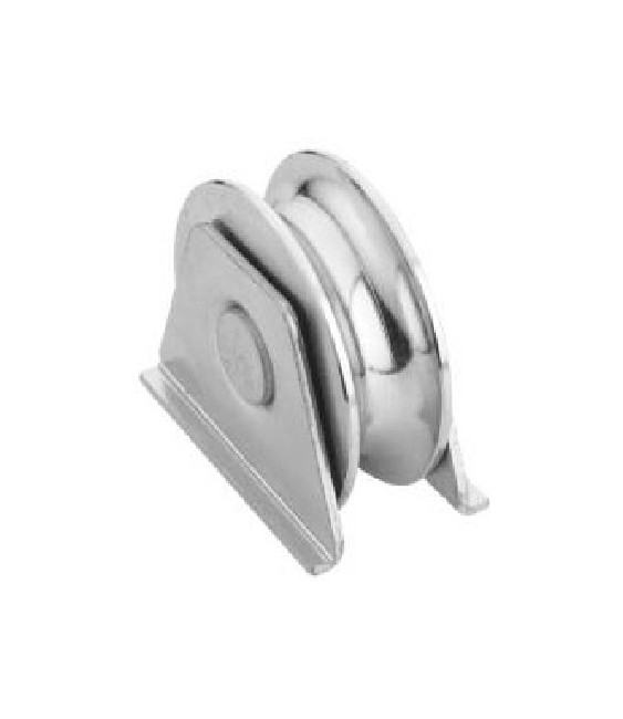 Polea 80mm Soporte Redondo REF.419 | Herrajes HE