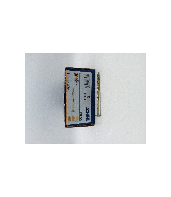 Tornillo Madera TP-PO 5x80 Bicromatado | Herrajes HE