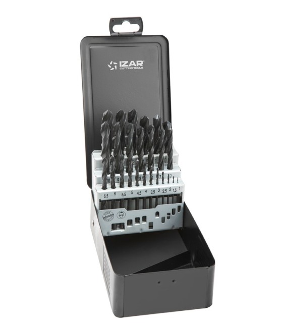 Estuche de Brocas HSS L 25 Piezas | Herrajes HE