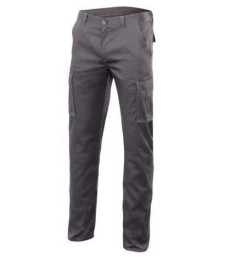 Pantalón Multibolsillo Stretch Gris T-48 | Herrajes HE