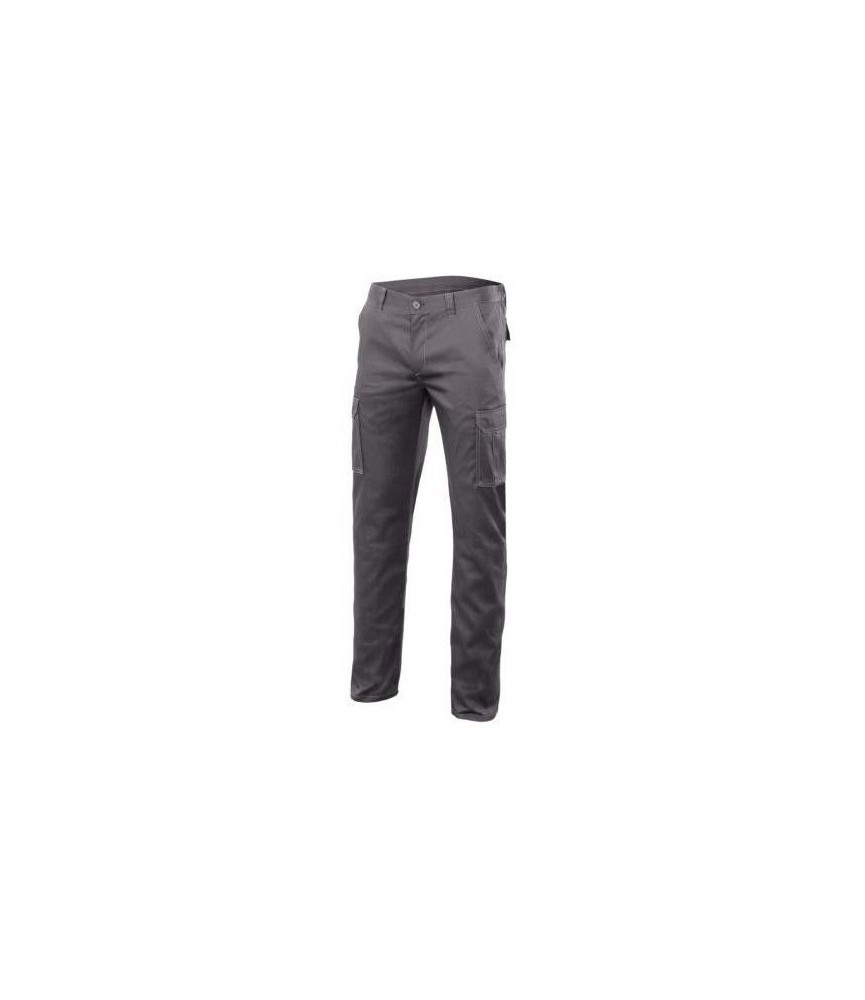 Pantalón Multibolsillo Stretch Gris T-48 | Herrajes HE