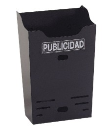 Buzón Publicidad-5 Negro Ref.154 | Herrajes HE
