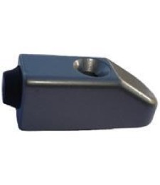 Tope Corredera Negro REF.TOPECO para Puertas | Herrajes HE