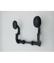 Manivela Pomo Ovalado Negra | Herrajes HE