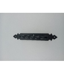 Asa Tirador Lisa Negra RF-116L para Puertas | Herrajes HE