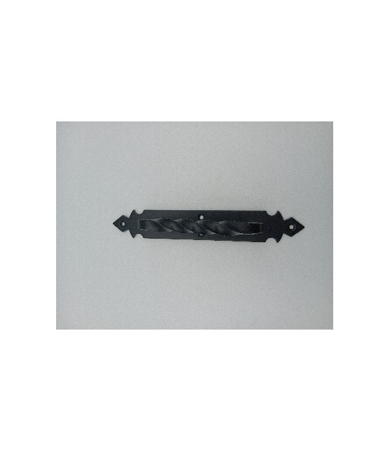 Asa Tirador Lisa Negra RF-116L para Puertas | Herrajes HE