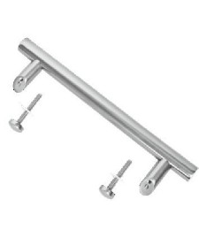 Tirador Desplazado Plata 30x400 | Puertas | Herrajes HE