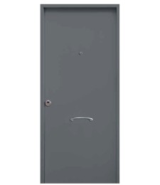 Puerta Nascor Lisa Gris Dcha 3 Ptos | Seguridad | Herrajes HE
