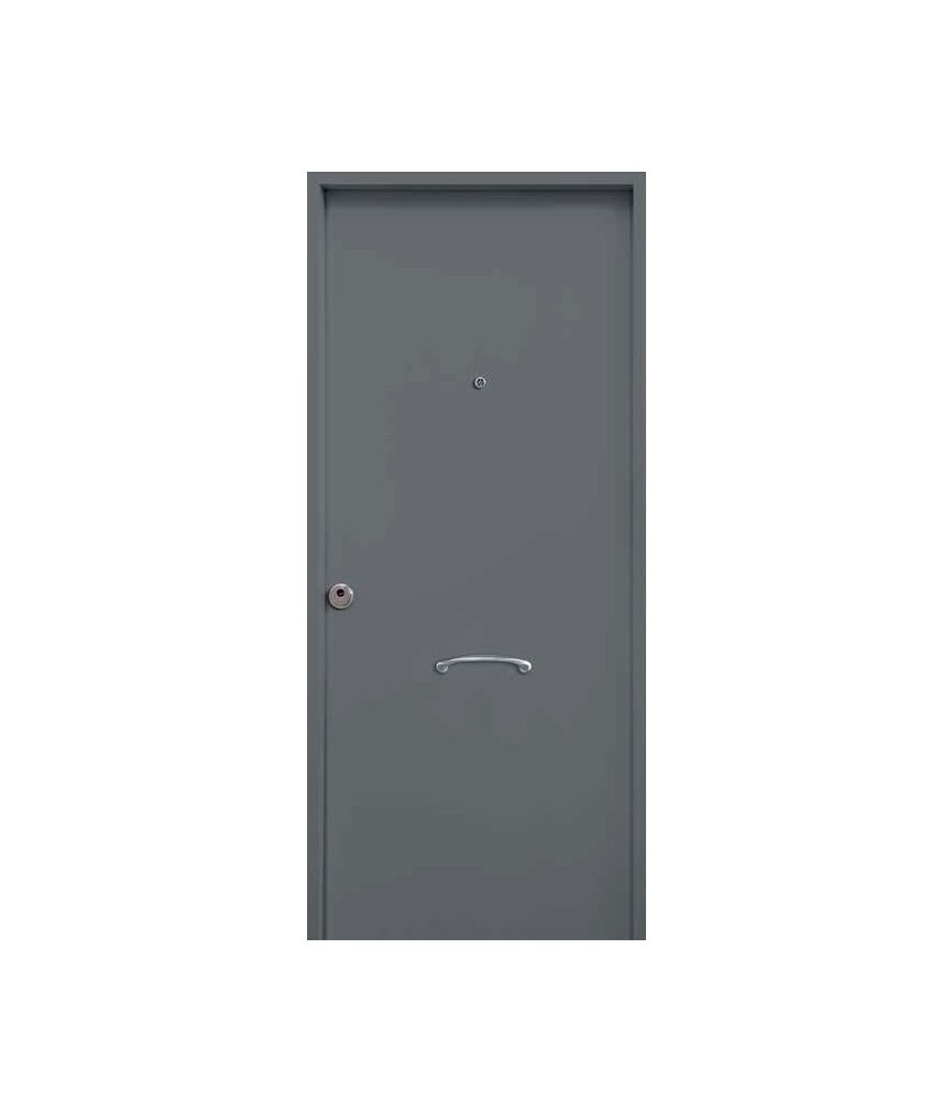 Puerta Nascor Lisa Gris Dcha 3 Ptos | Seguridad | Herrajes HE