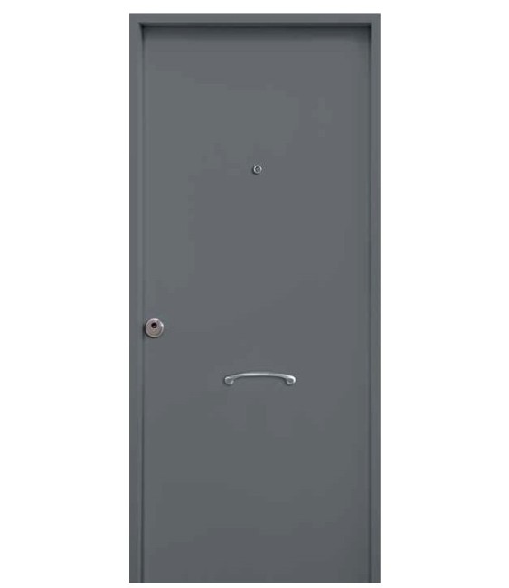 Puerta Nascor Lisa Gris Dcha 3 Ptos | Seguridad | Herrajes HE