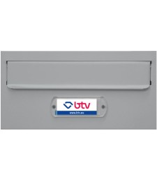 Buzón Moncayo Doble Acceso Plata Fondo 250 | Herrajes HE