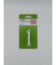 Número 1 Níquel 7.5 cm con Tornillo | Herrajes HE