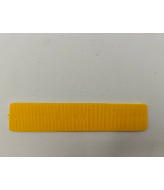 Calzo 20x100x2mm Amarillo para nivelación | Herrajes HE