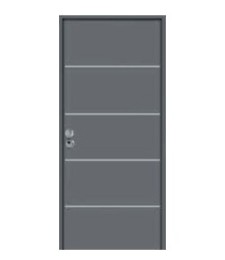 Puerta 90 Piscis 3 Puntos Derecha Gris | Herrajes HE