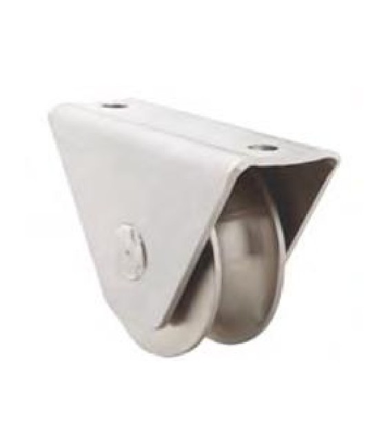 Polea de 100x20U con Caja para Redondo RF.302 | Herrajes HE