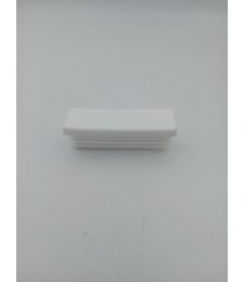 Tapón Rectangular 70x20mm Blanco | Herrajes HE