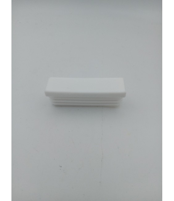Tapón Rectangular 70x20mm Blanco | Herrajes HE