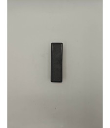 Tapón Rectangular 70x20mm Negro | Herrajes HE