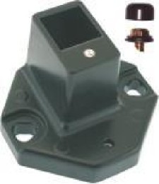 Base Nivelante Negro Cuña 30x30 Ref.BNC3030-3 | Herrajes HE