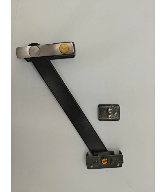 Bisagra Compás C/Europea Negra Pequeña | Herrajes HE