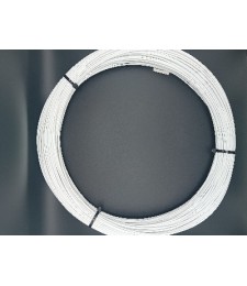 Alambre Forrado Blanco Nº17 100m | Herrajes HE
