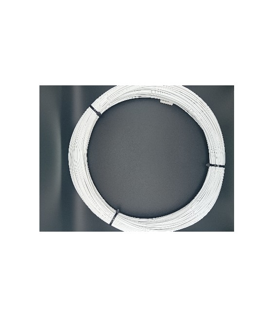 Alambre Forrado Blanco Nº17 100m | Herrajes HE