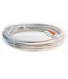 Alambre Forrado Blanco Nº17 50m | Herrajes HE