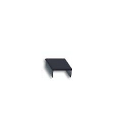 Tapón Aluminio Tubo 40x60 Negro | Herrajes HE
