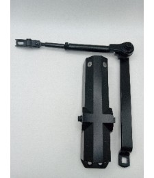 Cierrapuertas Azbe 4500 Brazo Retención Negro | Herrajes HE