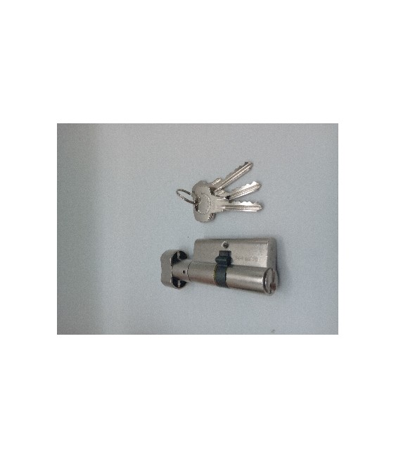 Bombillo Yale 30-30 Níquel Pomo Leva Corta | Herrajes HE