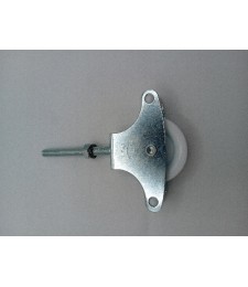 Polea Zincada Roldana Plástico 11 | Herrajes HE