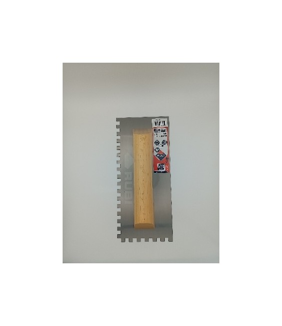 Llana Dentada 8x8 28cms | Herramientas Albañilería | Herrajes HE