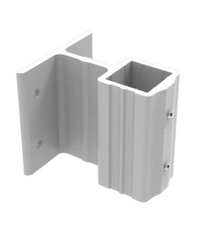 Soporte Bandilla 30x30 Blanco Ref. 9530 | Herrajes HE