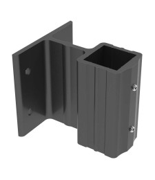 Soporte Bandilla 30x30 Negro Brillo Ref. 9530 | Herrajes HE