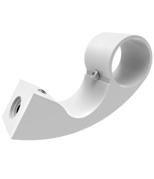 Soporte Tirador Apolo Redondo 40 Blanco | Herrajes HE