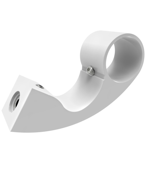 Soporte Tirador Apolo Redondo 40 Blanco | Herrajes HE