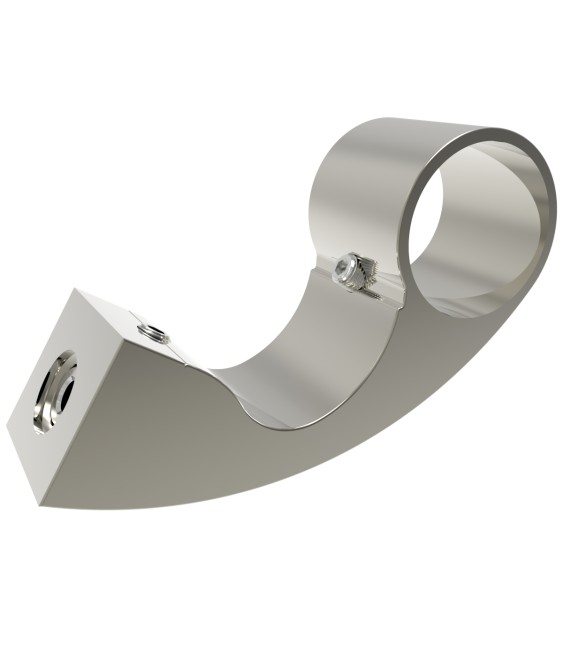 Soporte Tirador Apolo Redondo 40 Inox | Herrajes HE