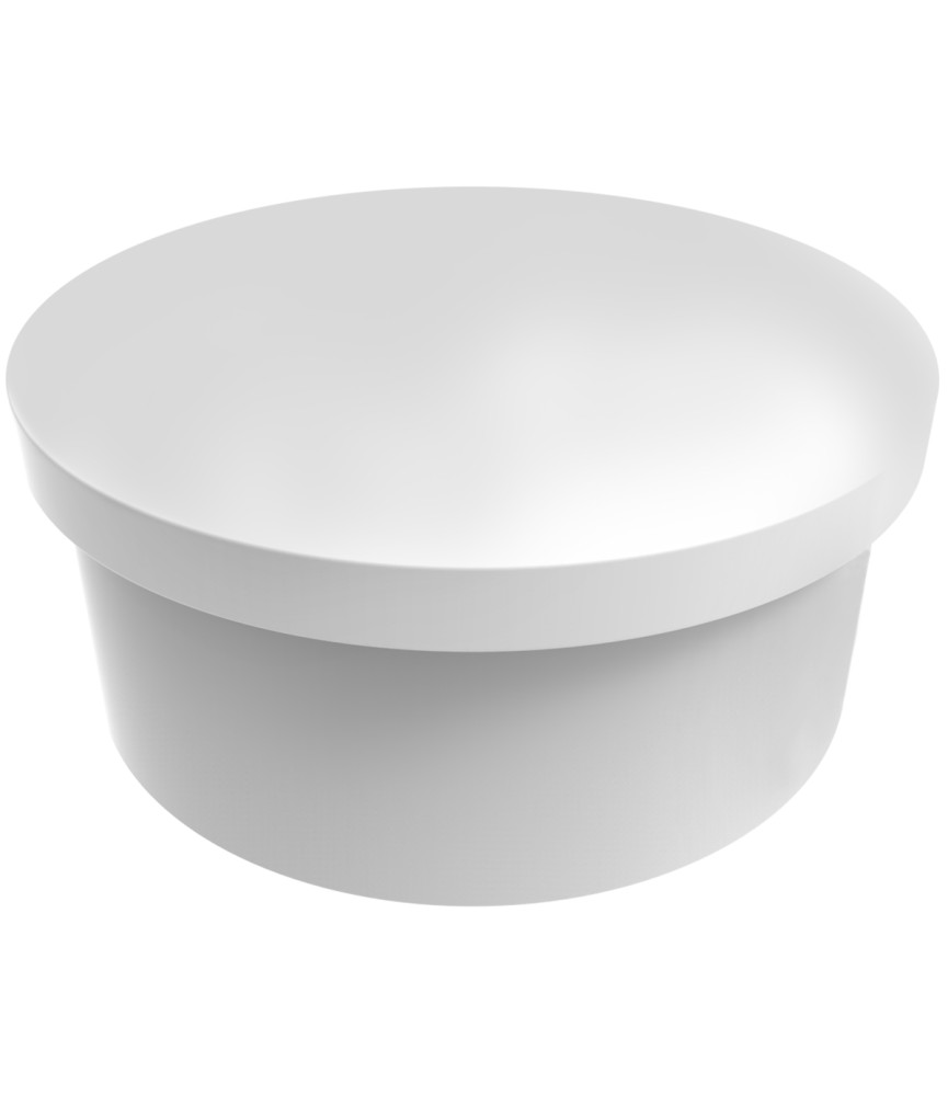 Tapa Tubo Tirador Apolo Redondo 40 Blanco | Herrajes HE