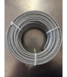 Cable Acero Galvanizado 6mm Rollo 25m | Herrajes HE