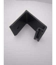 Soporte Pasamanos Negro Mate RF-1018 | Herrajes HE