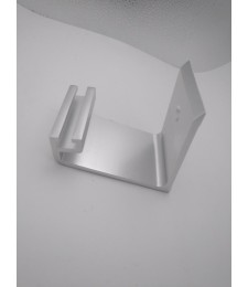 Soporte Pasamanos Plata RF-1018 Moderno | Herrajes HE