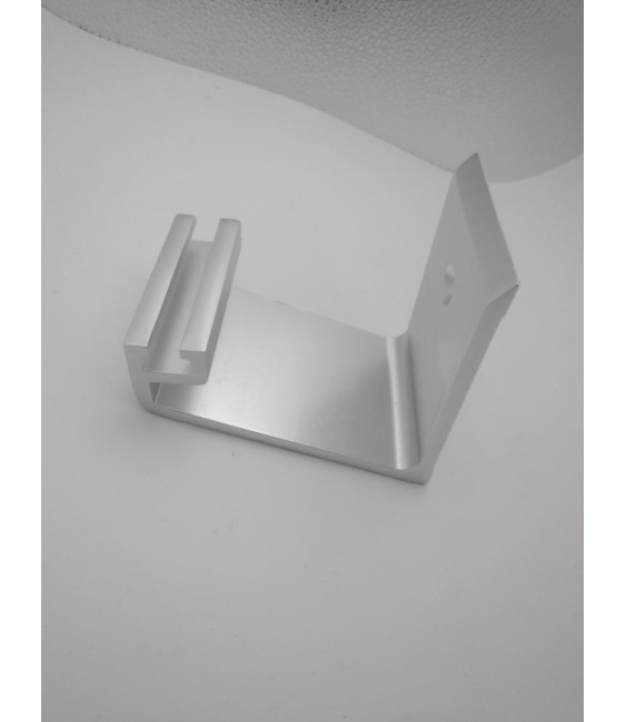 Soporte Pasamanos Plata RF-1018 Moderno | Herrajes HE