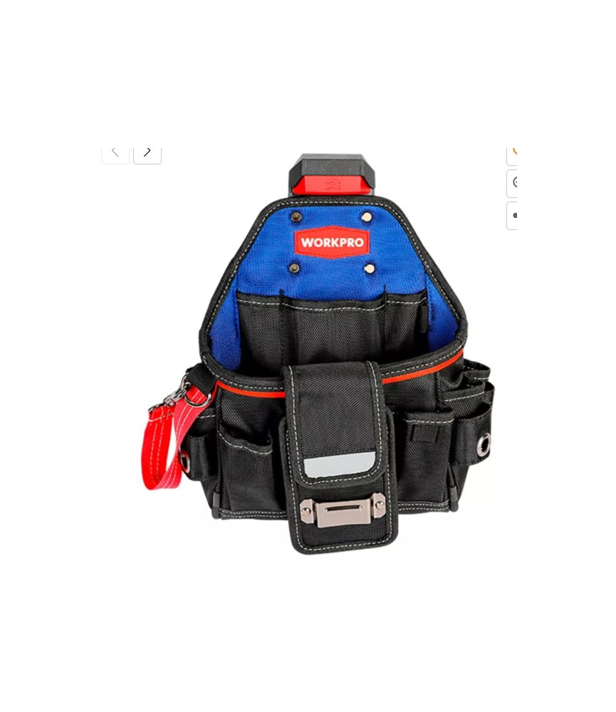 BOLSA CINTURA DE TÉCNICO, CAMBIO RÁPIDO, 290 x 140 x 320 mm ref.21420