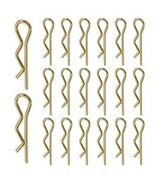 20 PIEZAS PASADOR ENGANCHE 2mm X 40mm ZINCADO