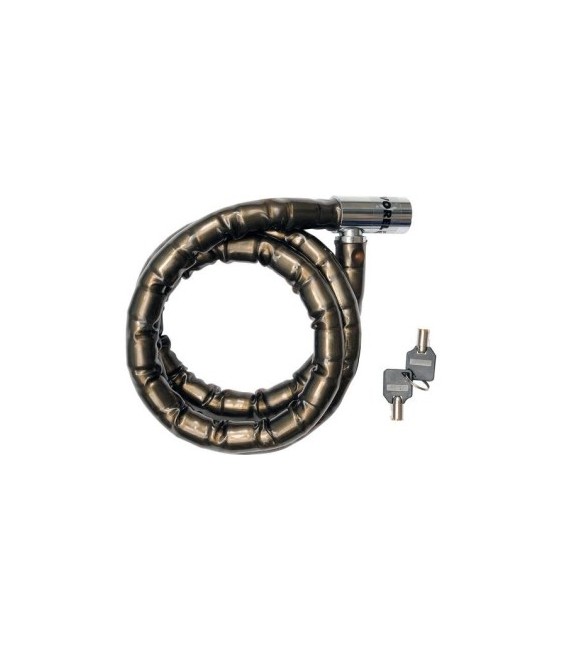 CABLE CANDADO ANTIROBO VOREL 25mmX150cm