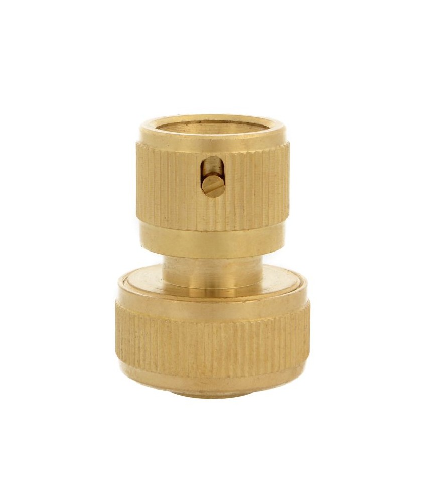Manguito Manguera Rápida Latón 3/4" | Herrajes HE